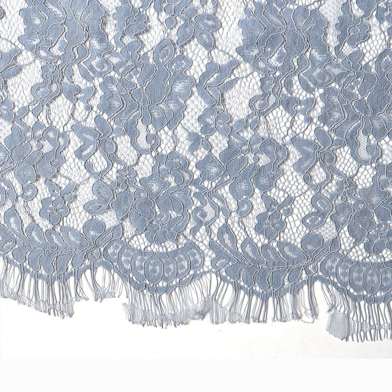 Lace Fabric Eyelash Cutwork Nylon for Women's Wear Wholesale Supplier 3